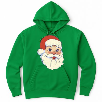 Cute Retro Santa Claus Holiday Hoodie