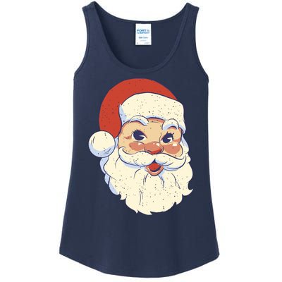 Cute Retro Santa Claus Holiday Ladies Essential Tank