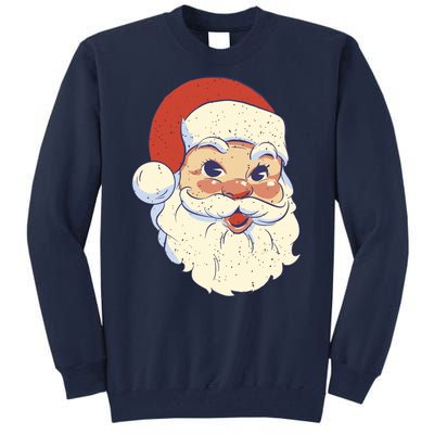 Cute Retro Santa Claus Holiday Tall Sweatshirt