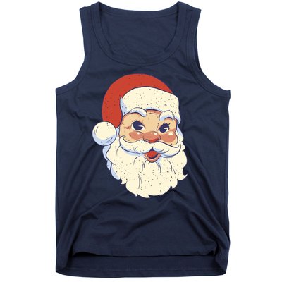 Cute Retro Santa Claus Holiday Tank Top