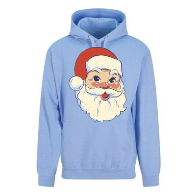 Cute Retro Santa Claus Holiday Unisex Surf Hoodie