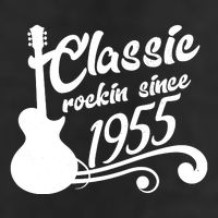Classic Rockin Since 1955 70th Birthday 7 Panel Mesh Trucker Snapback Hat