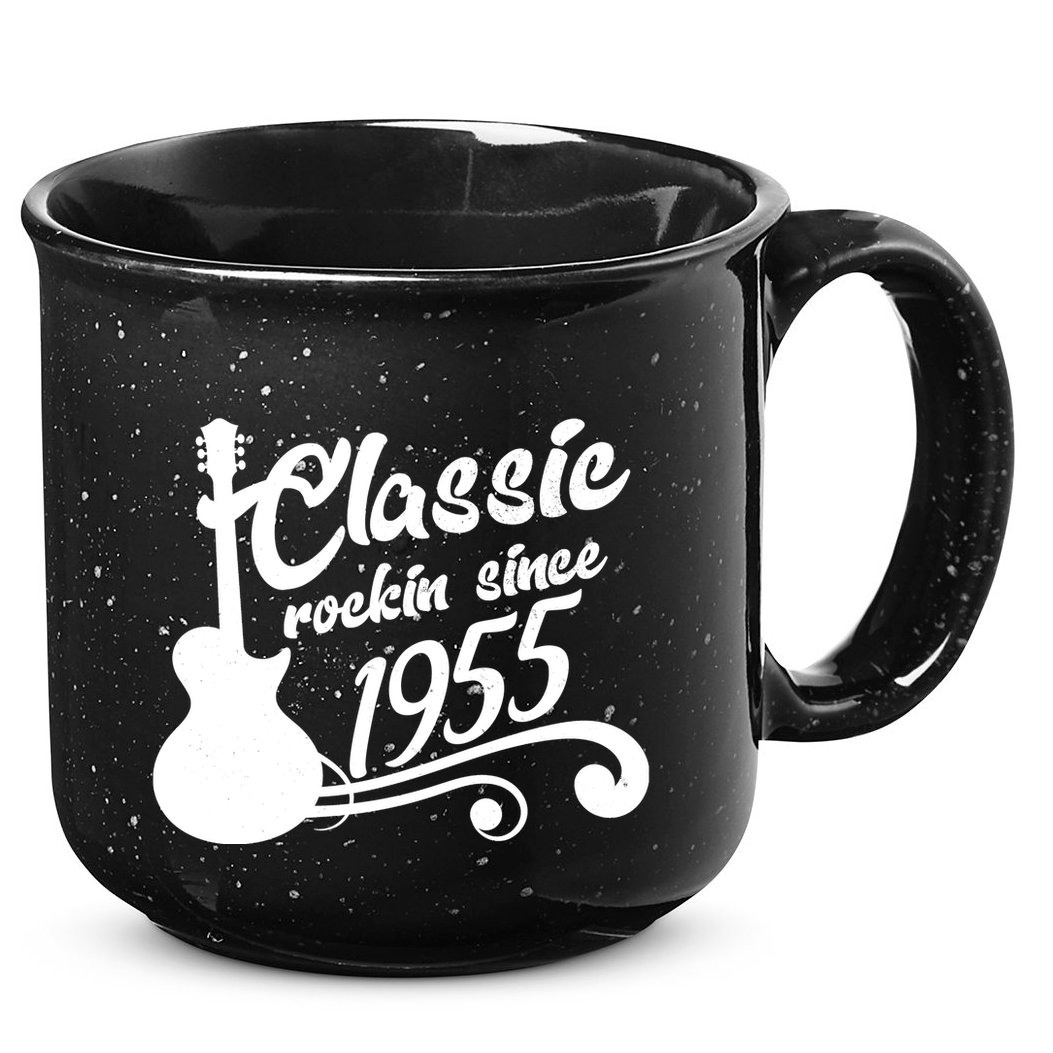 Classic Rockin Since 1955 70th Birthday 15oz Campfire Ceramic Mug