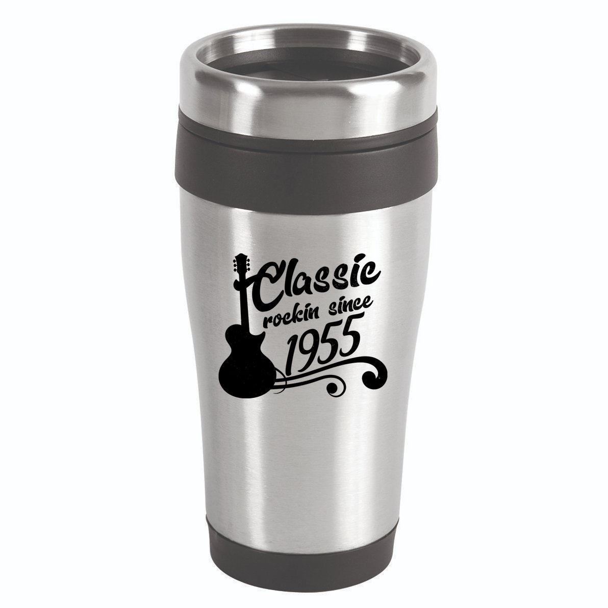 Classic Rockin Since 1955 70th Birthday 16oz Travel Tumbler