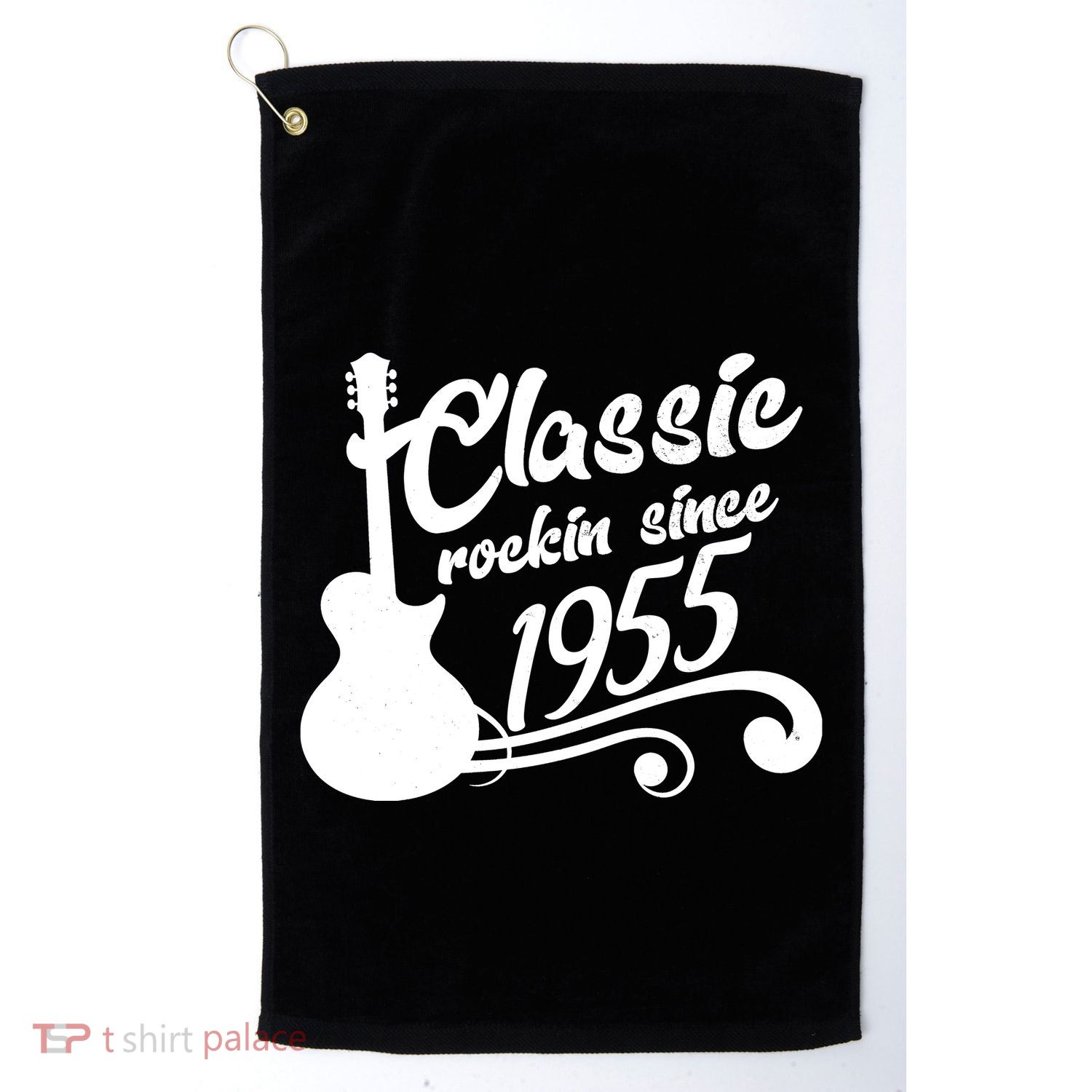 Classic Rockin Since 1955 70th Birthday Golf Towel
