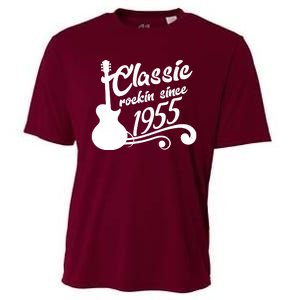 Classic Rockin Since 1955 70th Birthday Cooling Performance Crew T-Shirt