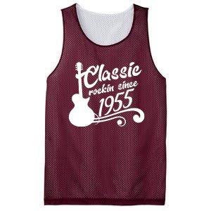 Classic Rockin Since 1955 70th Birthday Mesh Reversible Basketball Jersey Tank