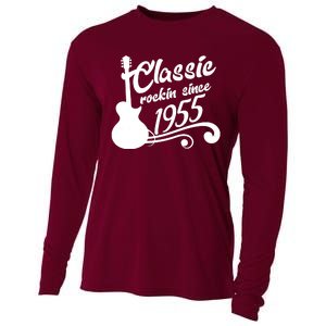 Classic Rockin Since 1955 70th Birthday Cooling Performance Long Sleeve Crew