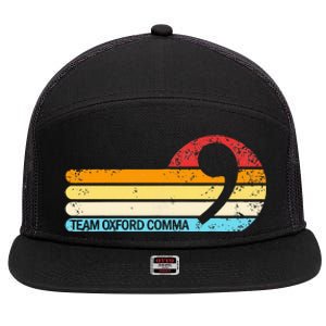 Comma Retro Sunset 7 Panel Mesh Trucker Snapback Hat