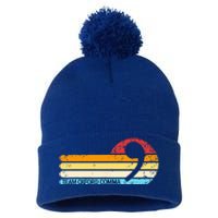 Comma Retro Sunset Pom Pom 12in Knit Beanie