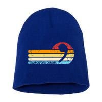 Comma Retro Sunset Short Acrylic Beanie