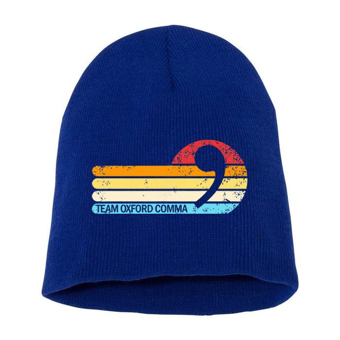 Comma Retro Sunset Short Acrylic Beanie