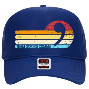 Comma Retro Sunset High Crown Mesh Back Trucker Hat