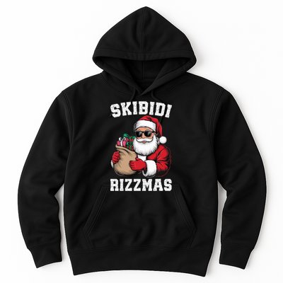 Christmas Rizz Santa Claus Funny Xmas Hoodie