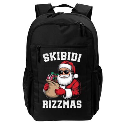 Christmas Rizz Santa Claus Funny Xmas Daily Commute Backpack