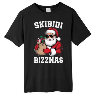 Christmas Rizz Santa Claus Funny Xmas Tall Fusion ChromaSoft Performance T-Shirt