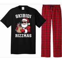 Christmas Rizz Santa Claus Funny Xmas Pajama Set