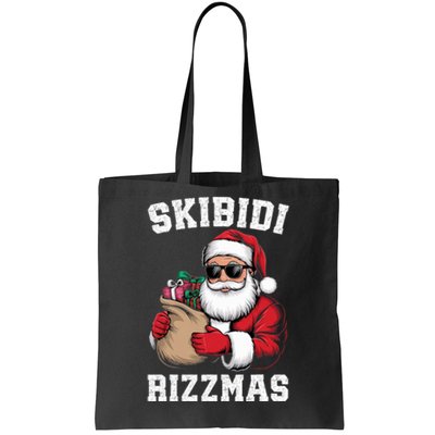 Christmas Rizz Santa Claus Funny Xmas Tote Bag