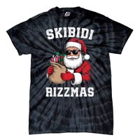 Christmas Rizz Santa Claus Funny Xmas Tie-Dye T-Shirt