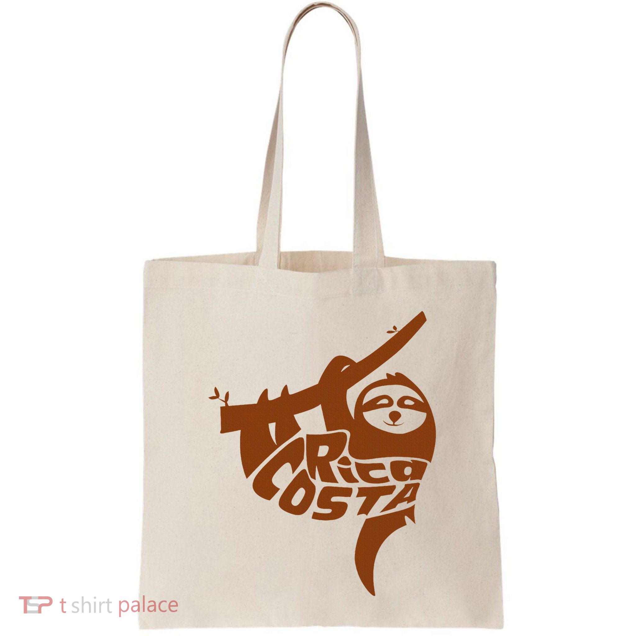 Costa Rica Sloth Word Art Funny Animal Bag