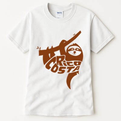 Costa Rica Sloth Word Art Funny Animal Tall T-Shirt