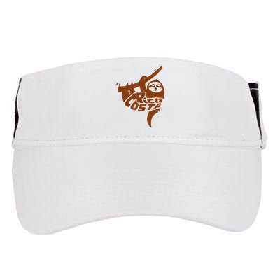 Costa Rica Sloth Word Art Funny Animal Adult Drive Performance Visor