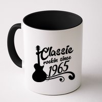 Classic Rockin Since 1965 60th Birthday Mug