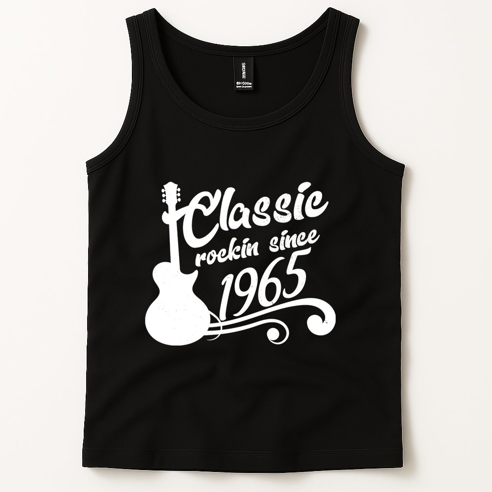 Classic Rockin Since 1965 60th Birthday Tank Top