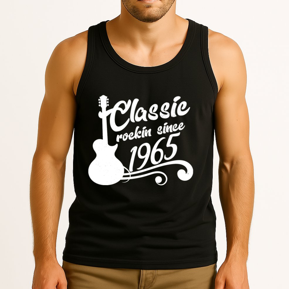 Classic Rockin Since 1965 60th Birthday Tank Top