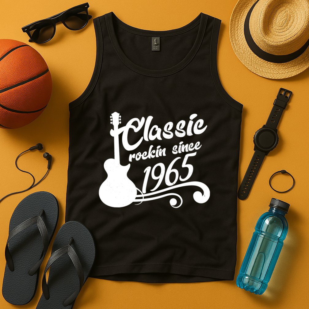 Classic Rockin Since 1965 60th Birthday Tank Top