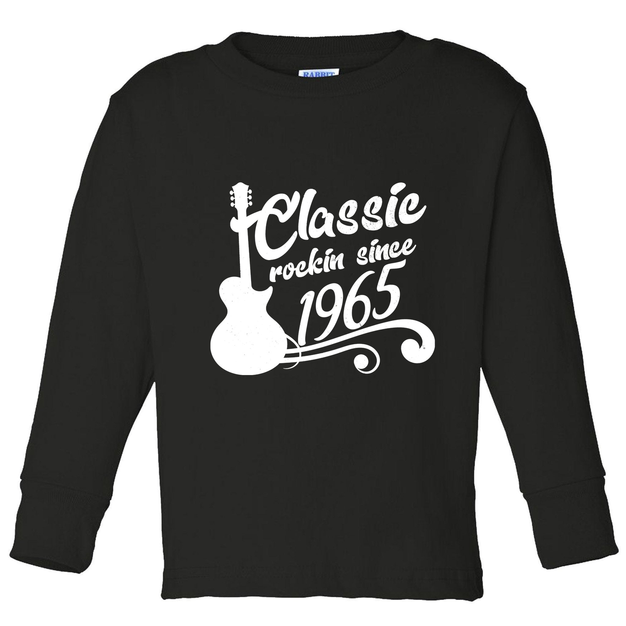 Classic Rockin Since 1965 60th Birthday Toddler Long Sleeve Shirt