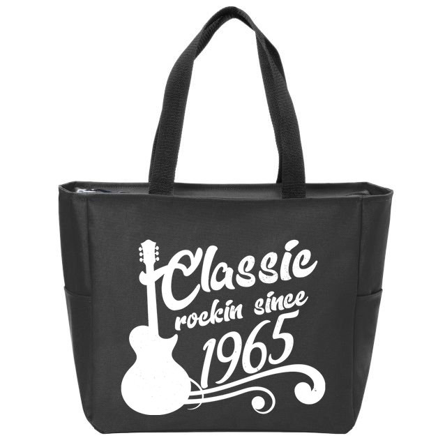 Classic Rockin Since 1965 60th Birthday Zip Tote Bag