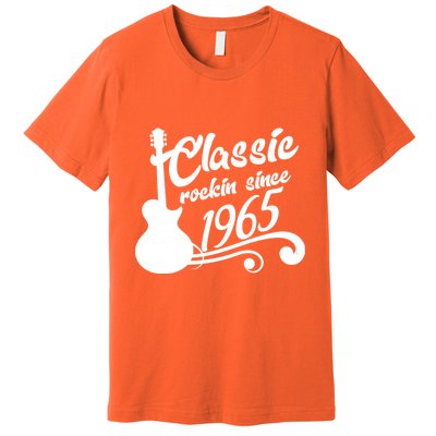 Classic Rockin Since 1965 60th Birthday Premium T-Shirt