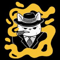 Cool Retro Style Gangster Mob Boss Cat Cigar Cooling Performance Crew T-Shirt