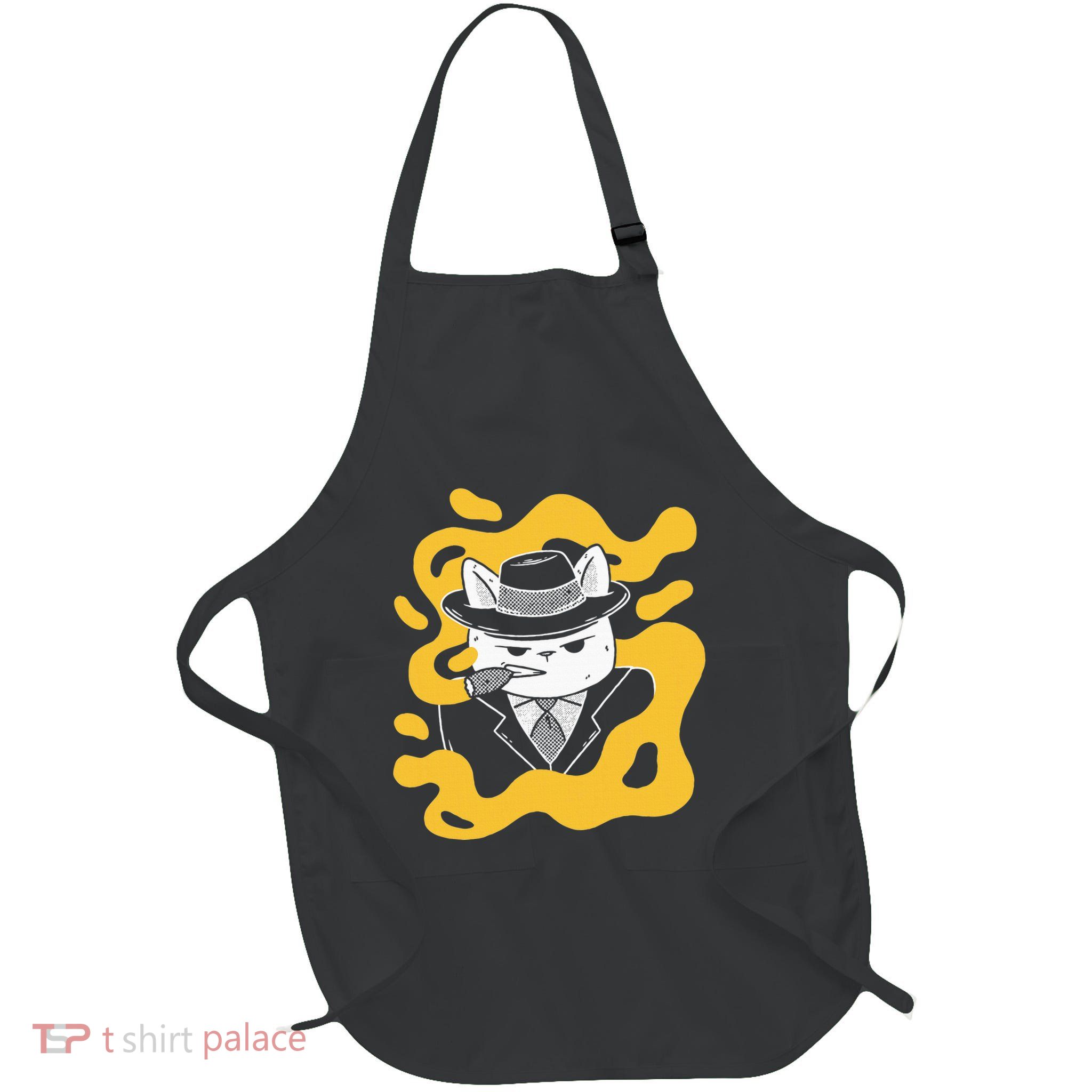 Cool Retro Style Gangster Mob Boss Cat Cigar Apron