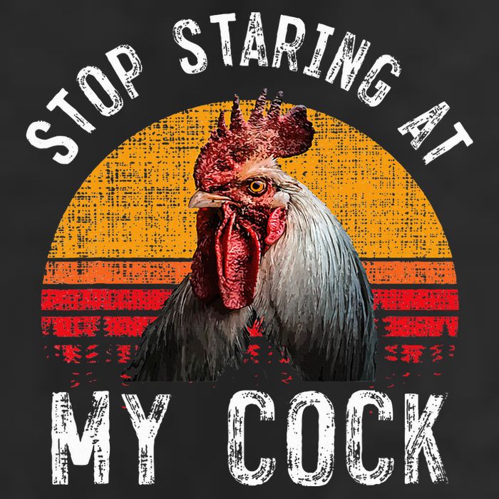 Chicken Rooster Stop Staring At My Cock Adult Drive Performance Visor