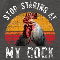 Chicken Rooster Stop Staring At My Cock Vector Backpack