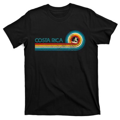 Costa Rica Surf Vintage Beach Surfer Surfing Gift T-Shirt