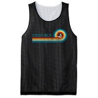 Costa Rica Surf Vintage Beach Surfer Surfing Gift Mesh Reversible Basketball Jersey Tank