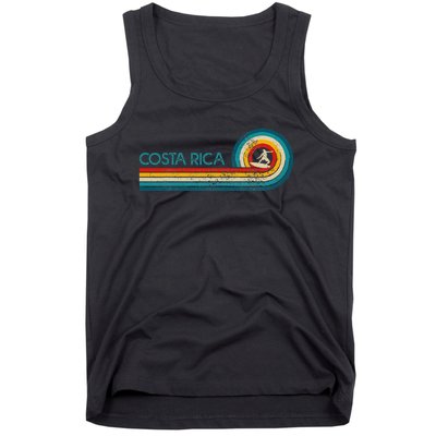 Costa Rica Surf Vintage Beach Surfer Surfing Gift Tank Top