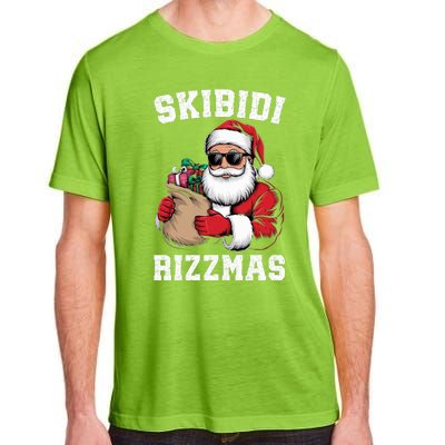 Christmas Rizz Santa Claus Funny Xmas Adult ChromaSoft Performance T-Shirt