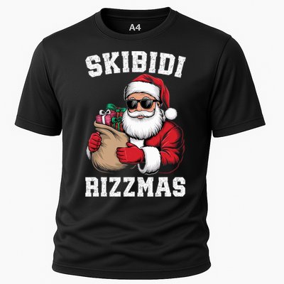 Christmas Rizz Santa Claus Funny Xmas Cooling Performance Crew T-Shirt