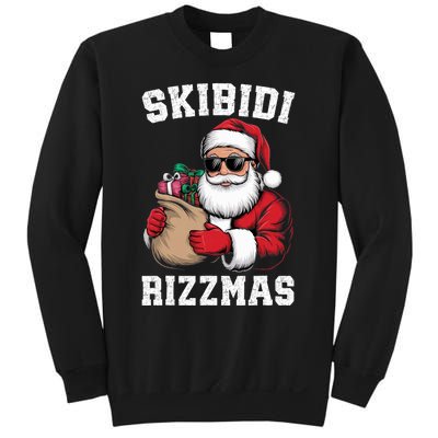 Christmas Rizz Santa Claus Funny Xmas Sweatshirt