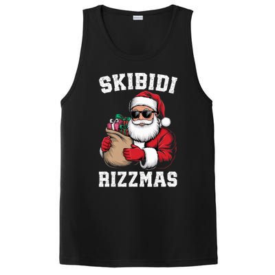 Christmas Rizz Santa Claus Funny Xmas PosiCharge Competitor Tank