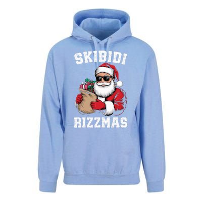 Christmas Rizz Santa Claus Funny Xmas Unisex Surf Hoodie