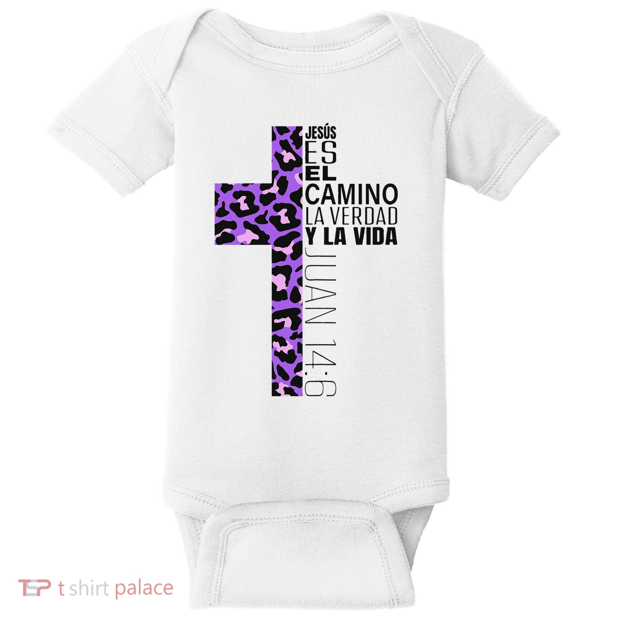 Cute Religious Spanish Gifts Women Mom Jesus Christian Verse Baby Bodysuit