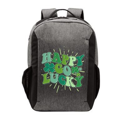 Cute Retro St Patrick's Day Happy Go Lucky Vector Backpack