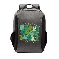 Cute Retro St Patrick's Day Happy Go Lucky Vector Backpack