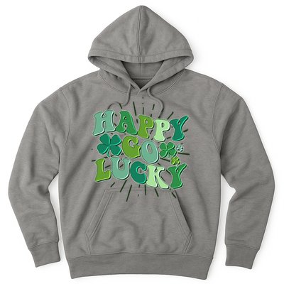 Cute Retro St Patrick's Day Happy Go Lucky Hoodie