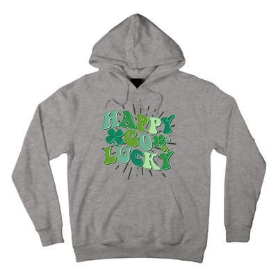 Cute Retro St Patrick's Day Happy Go Lucky Tall Hoodie